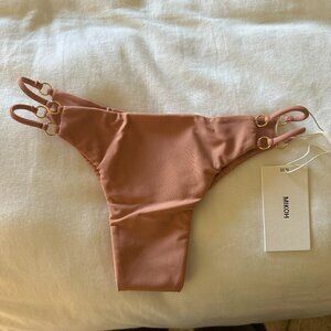 Mikoh Metal Ring Detailed Bottom in Honey M